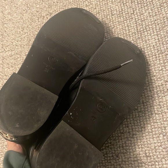 Black Chanel lace up bootie - Picture 7 of 8